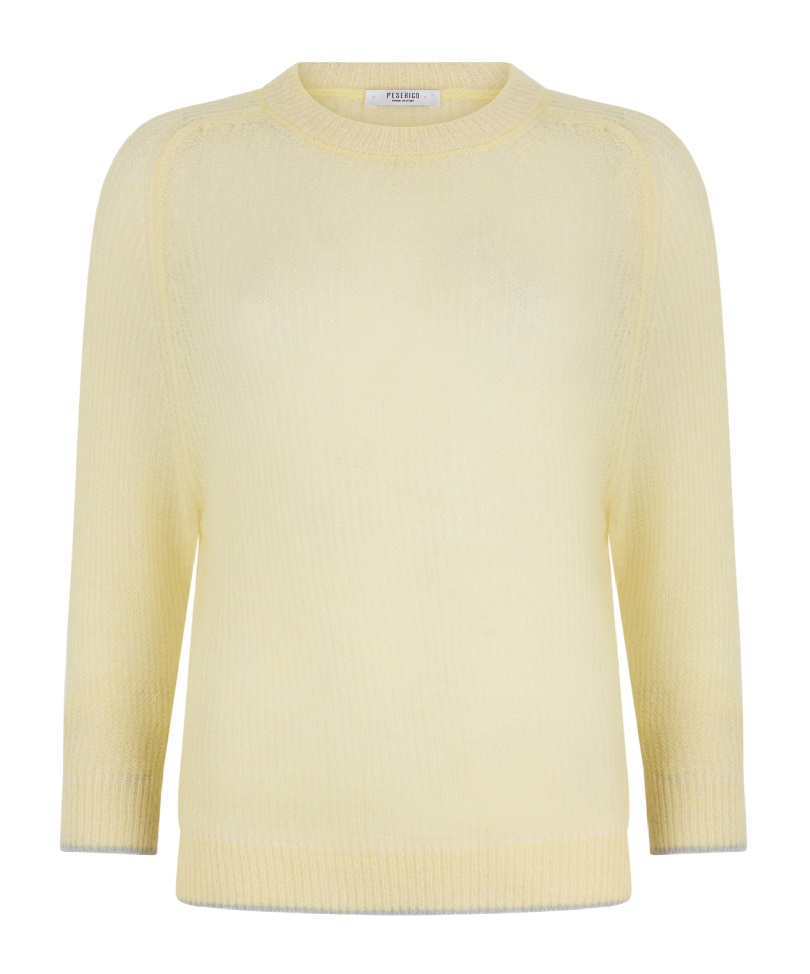Peserico Crew Neck Sweater In Neutral