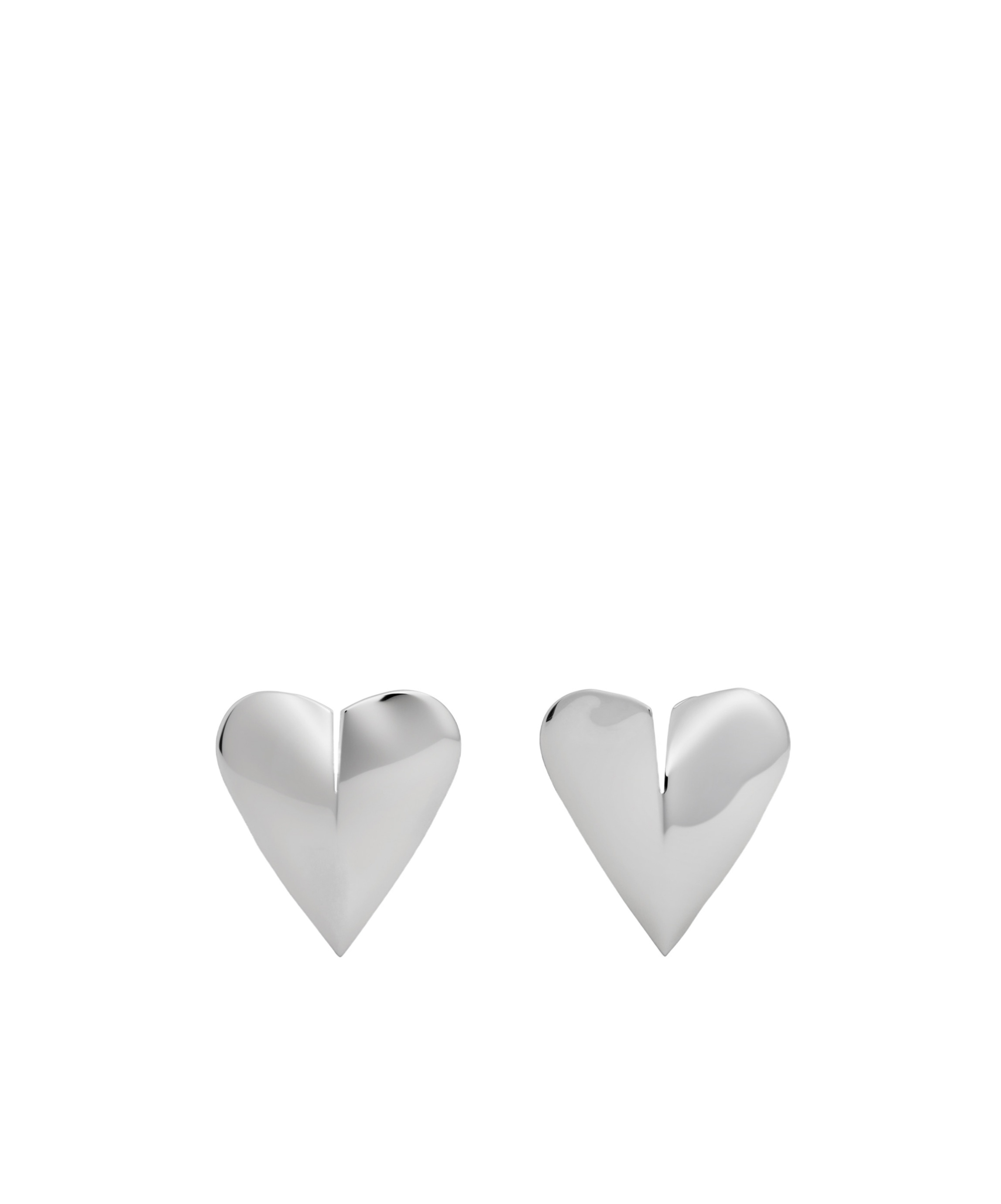 Shop Alaïa Le Coeur Earrings In White