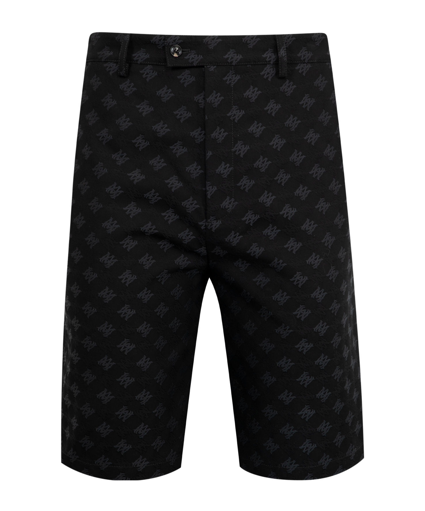 Amiri Wool Cotton Blend Shorts In Black