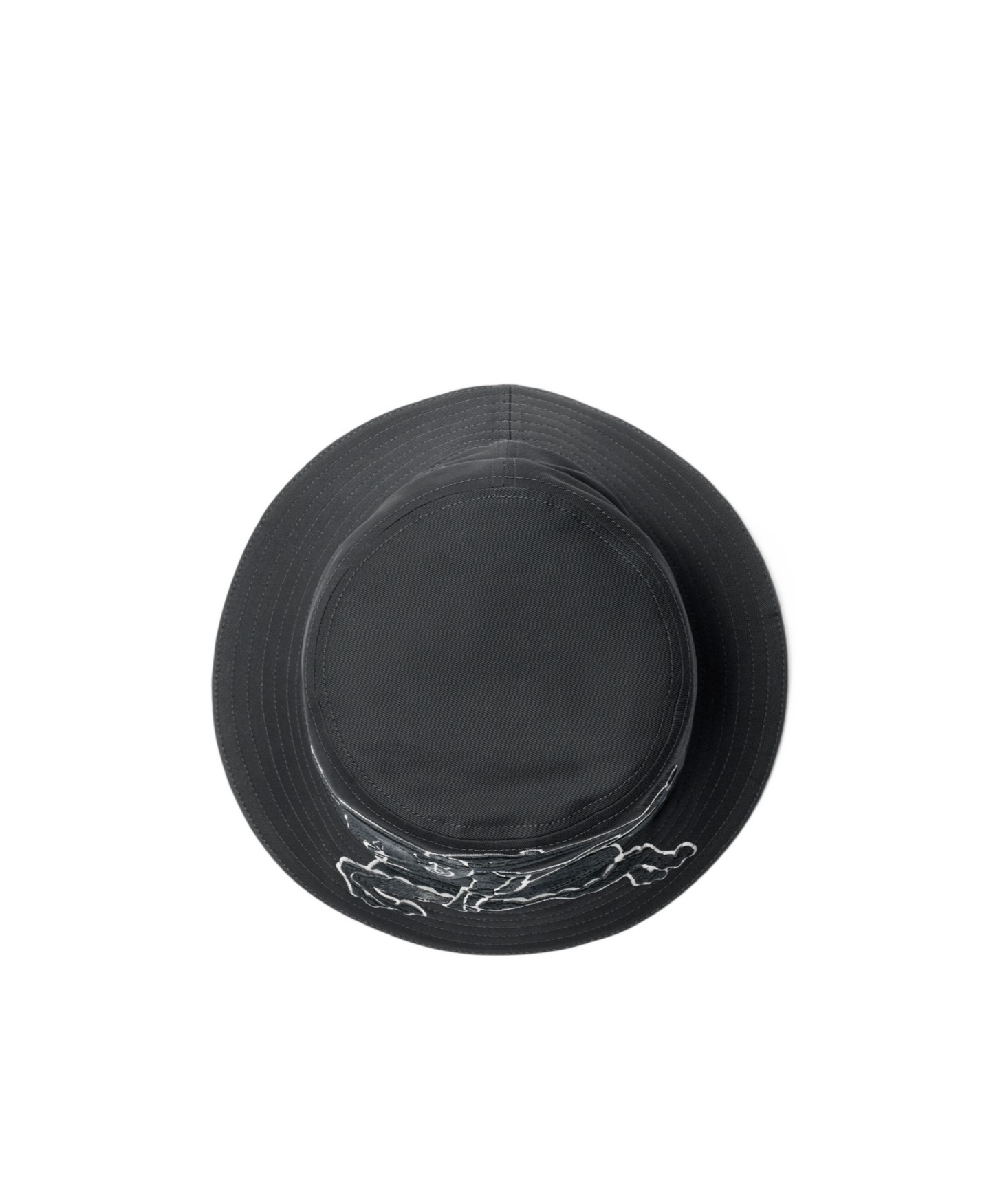 Burberry Ekd Cotton Bucket Hat In Black