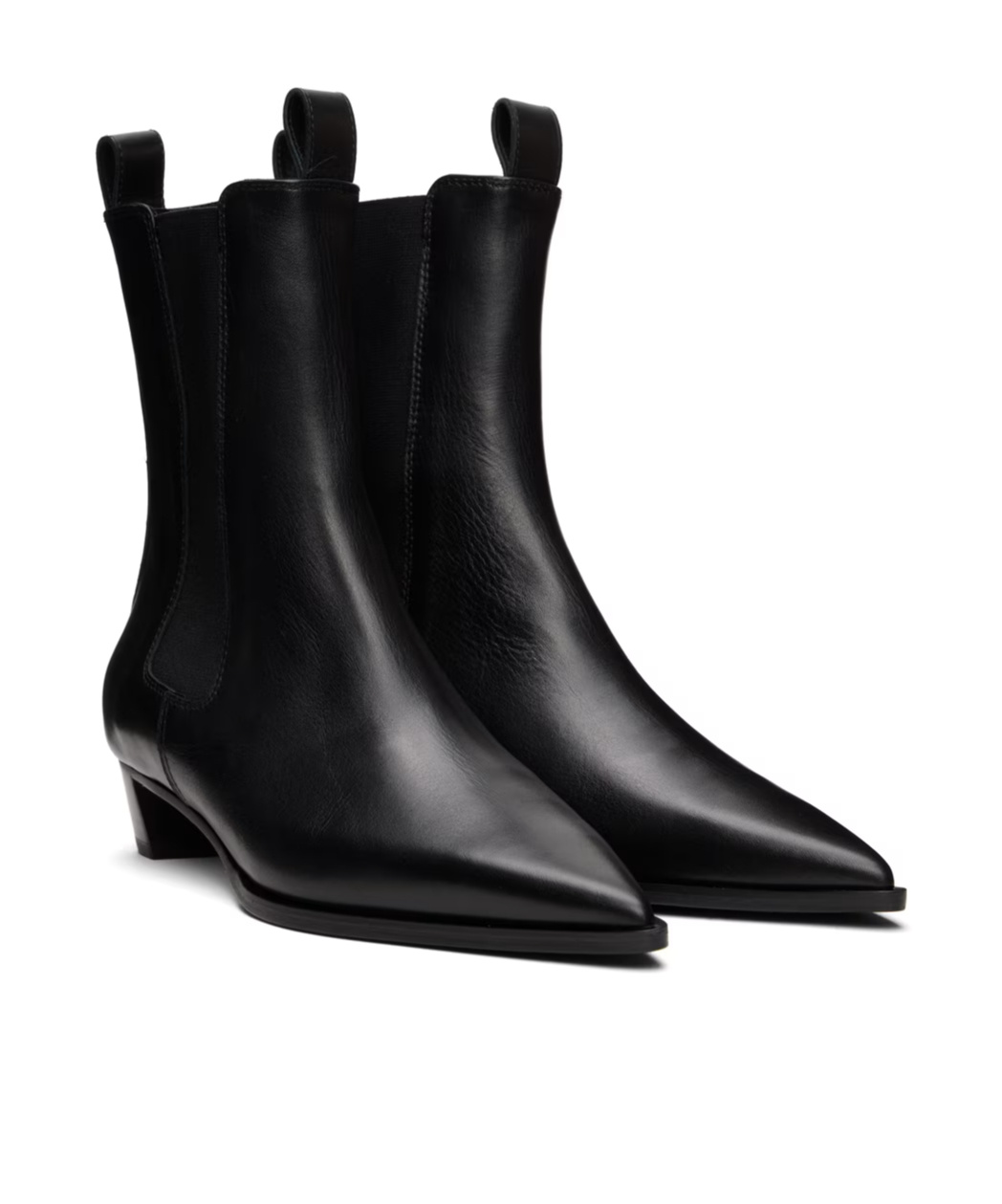 Aeyde Kiwi Ankle Boots Black In Black