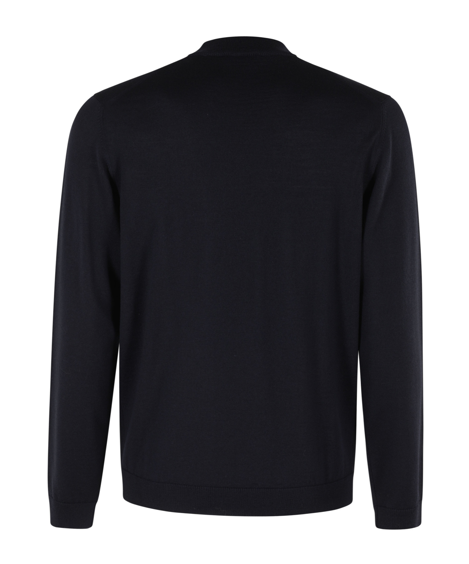 Roberto Collina Long Sleeve Ribbed Sweatshirt In Blue