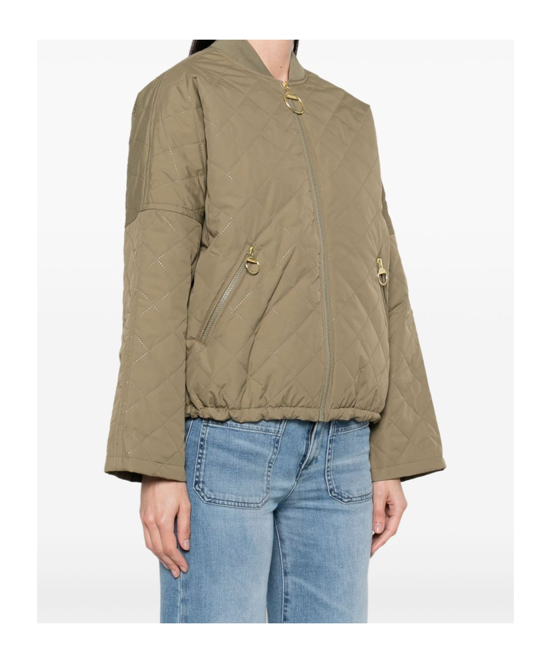 Barbour Emlyn Bomber Jacket In Brown