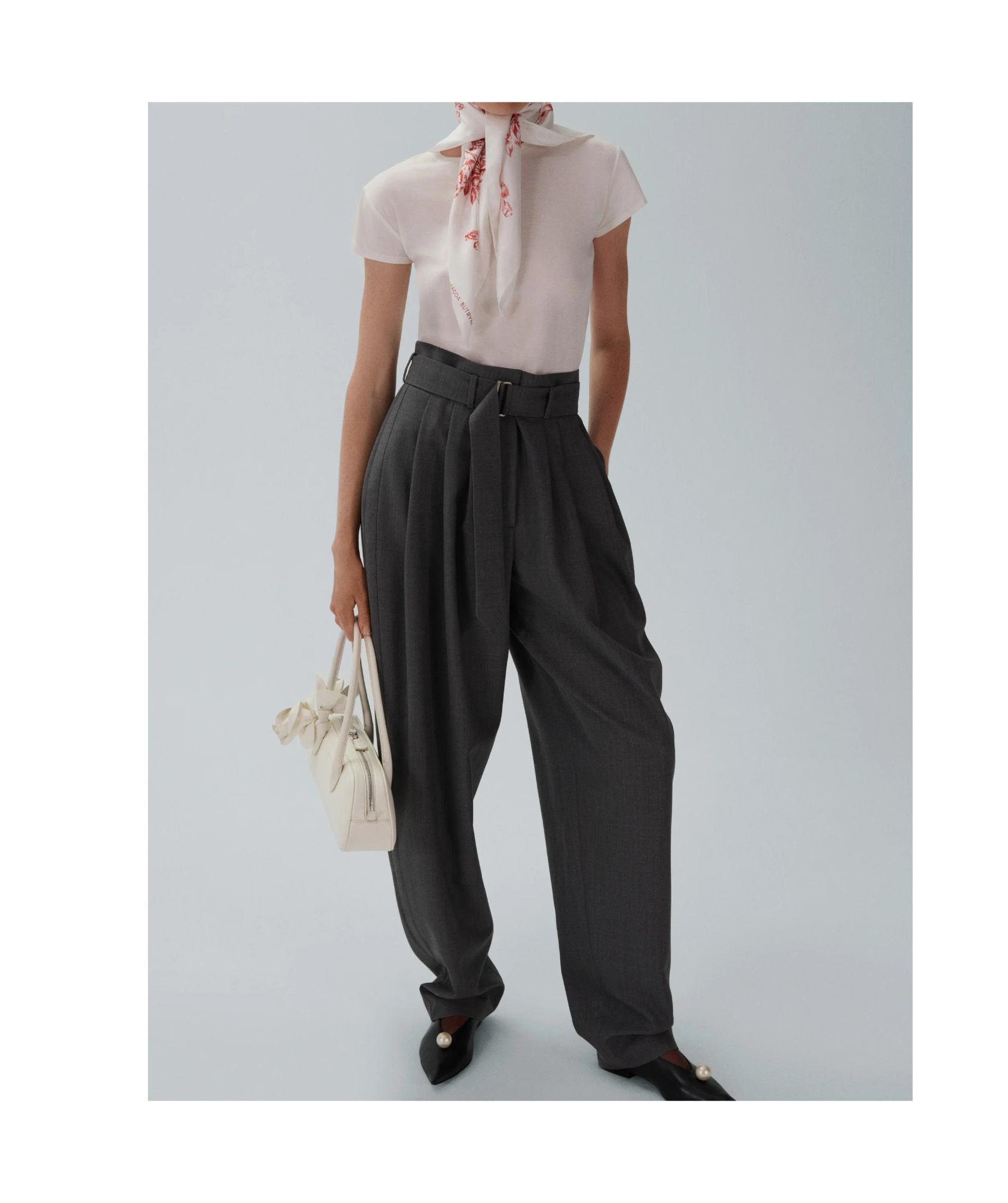 Magda Butrym T-shirt With Padded Shoulders