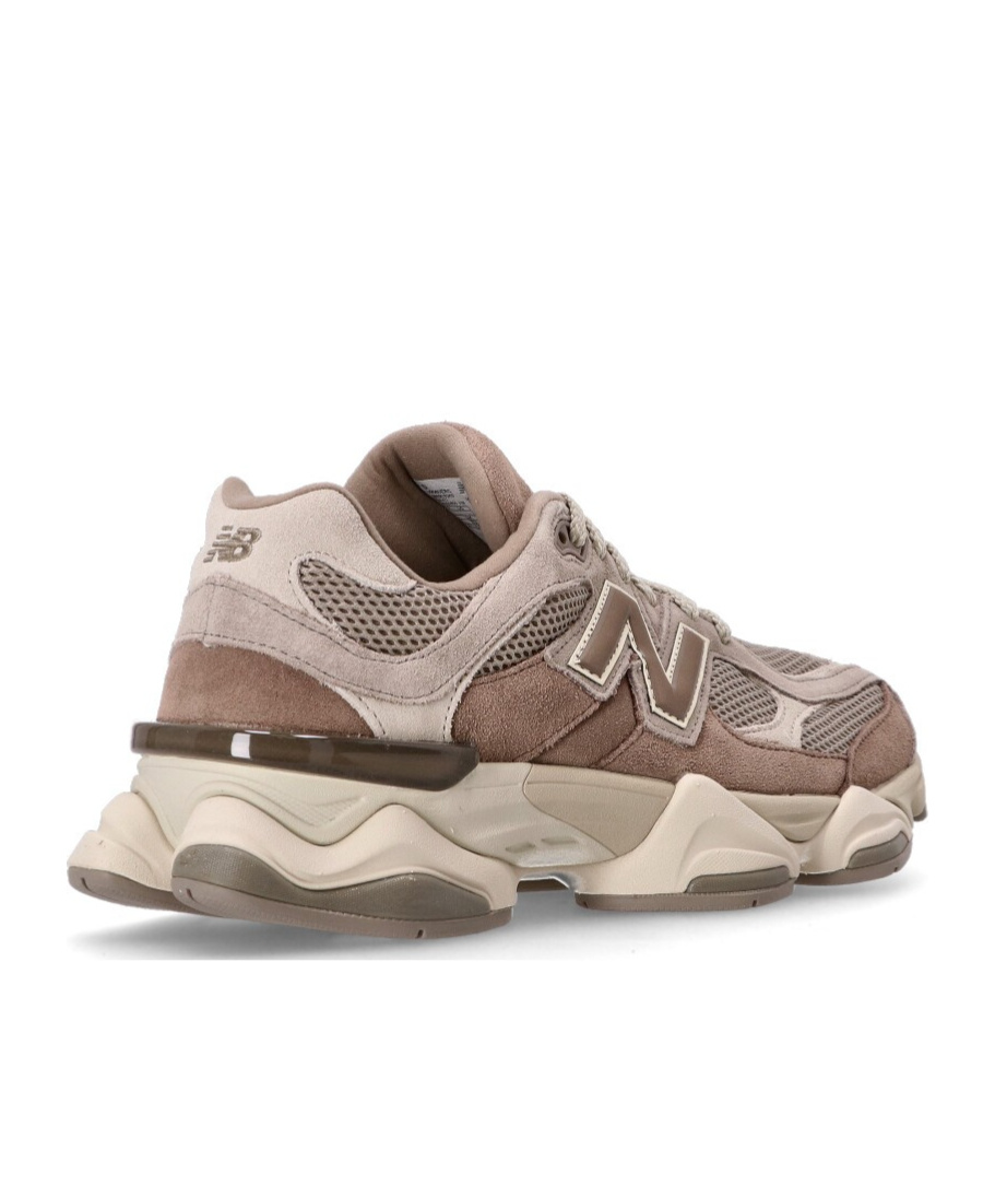 New Balance Mens Mushroom Seasalt 9060 Suede And Mesh Low-top Trainers In Nude