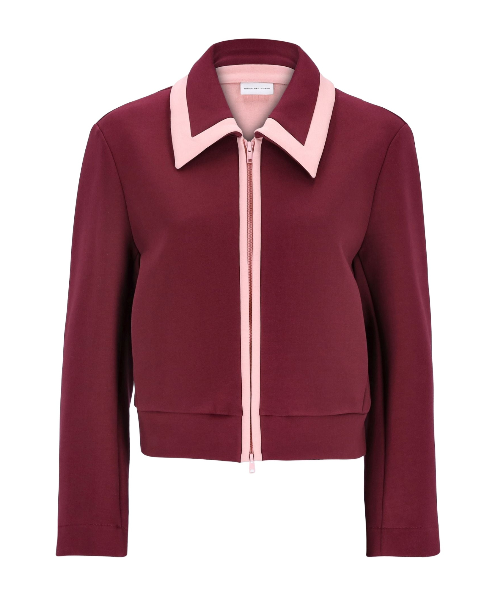 Dries Van Noten Long Sleeve Casual Jacket In Red