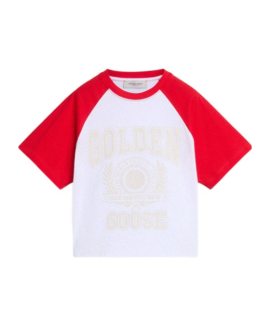 Golden Goose Short-sleeved T-shirt In Purple
