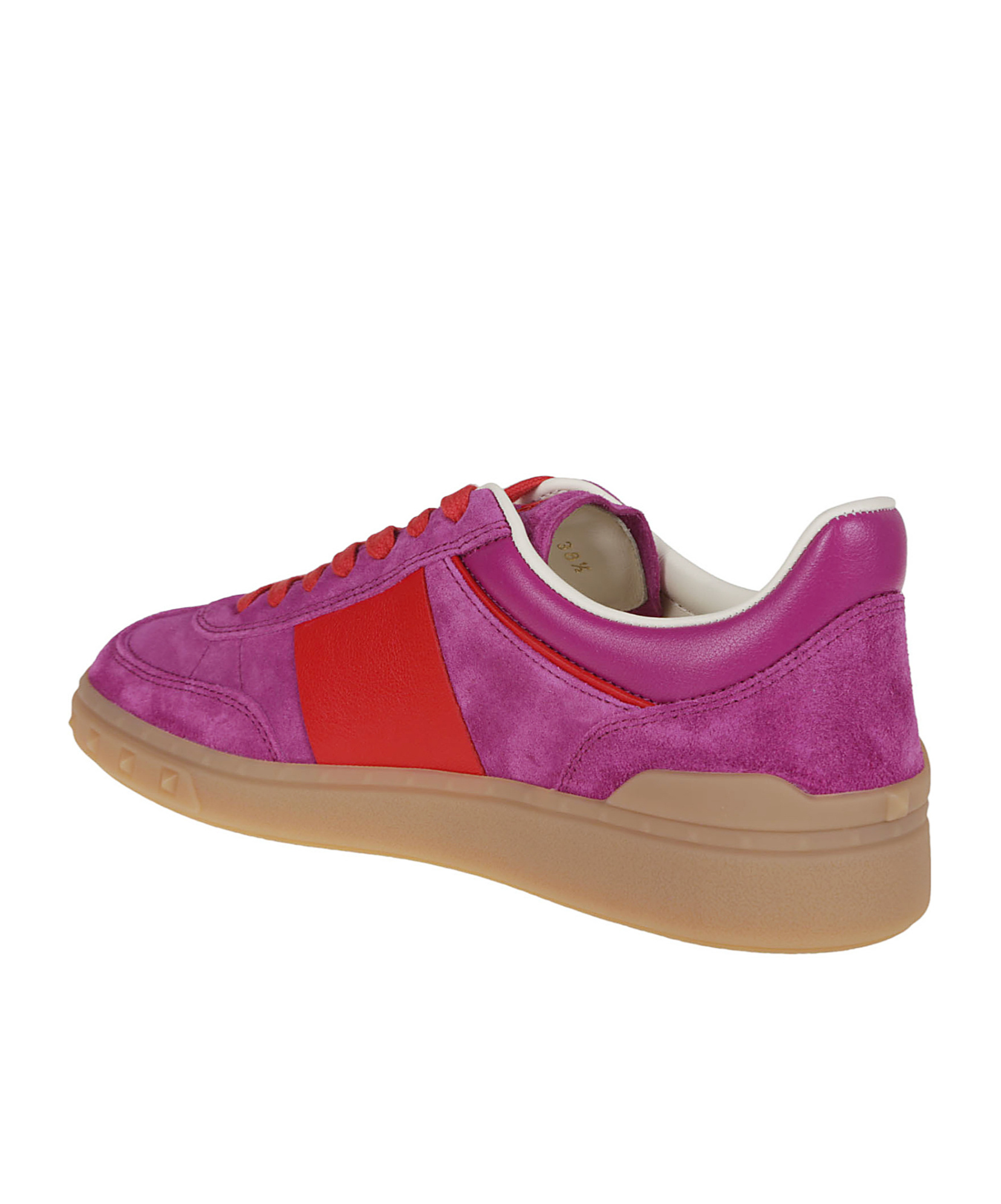 Valentino Suede Sneakers In Pink