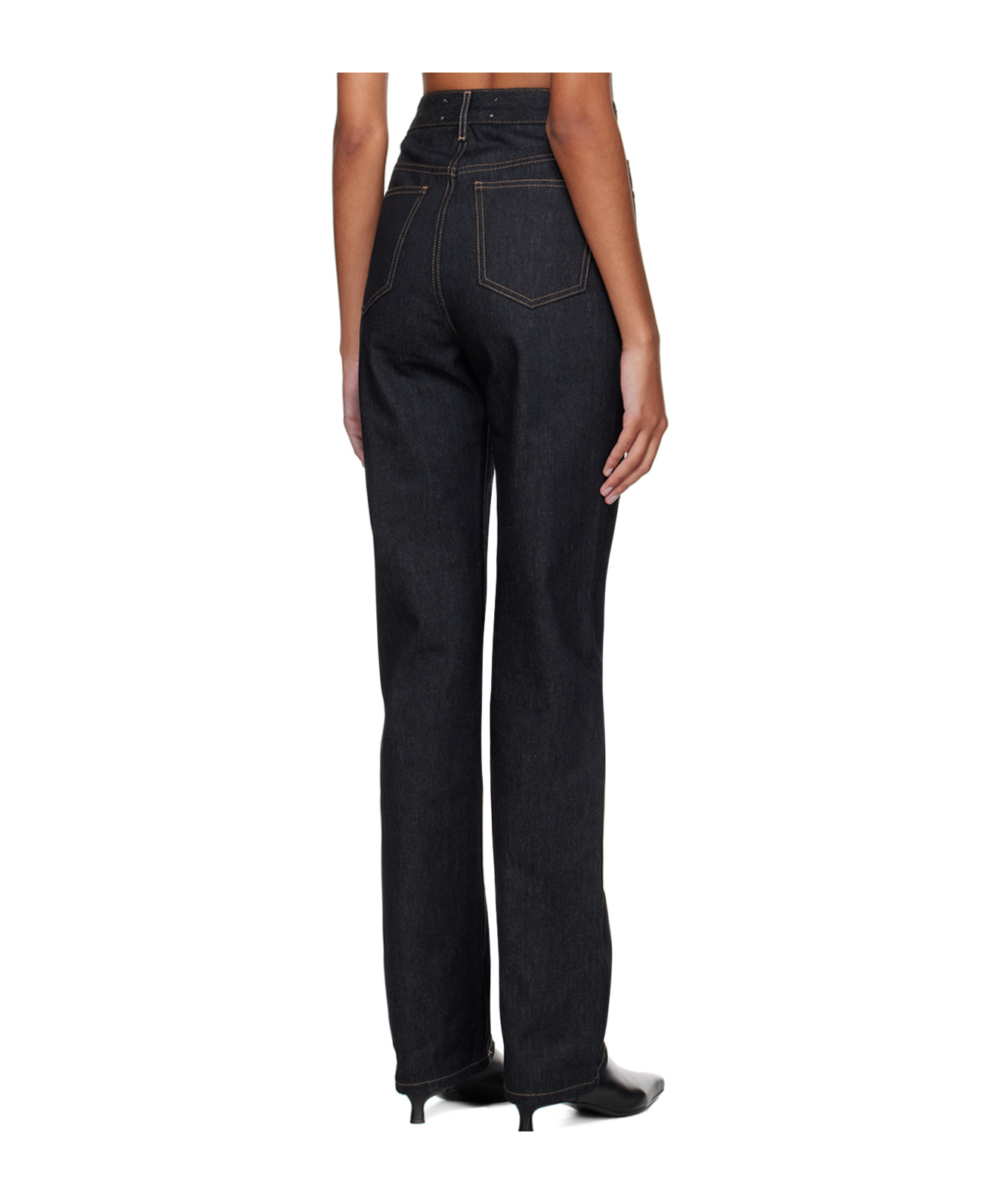 Remain Birger Christensen Five Pocket Wrangler Jeans In Black
