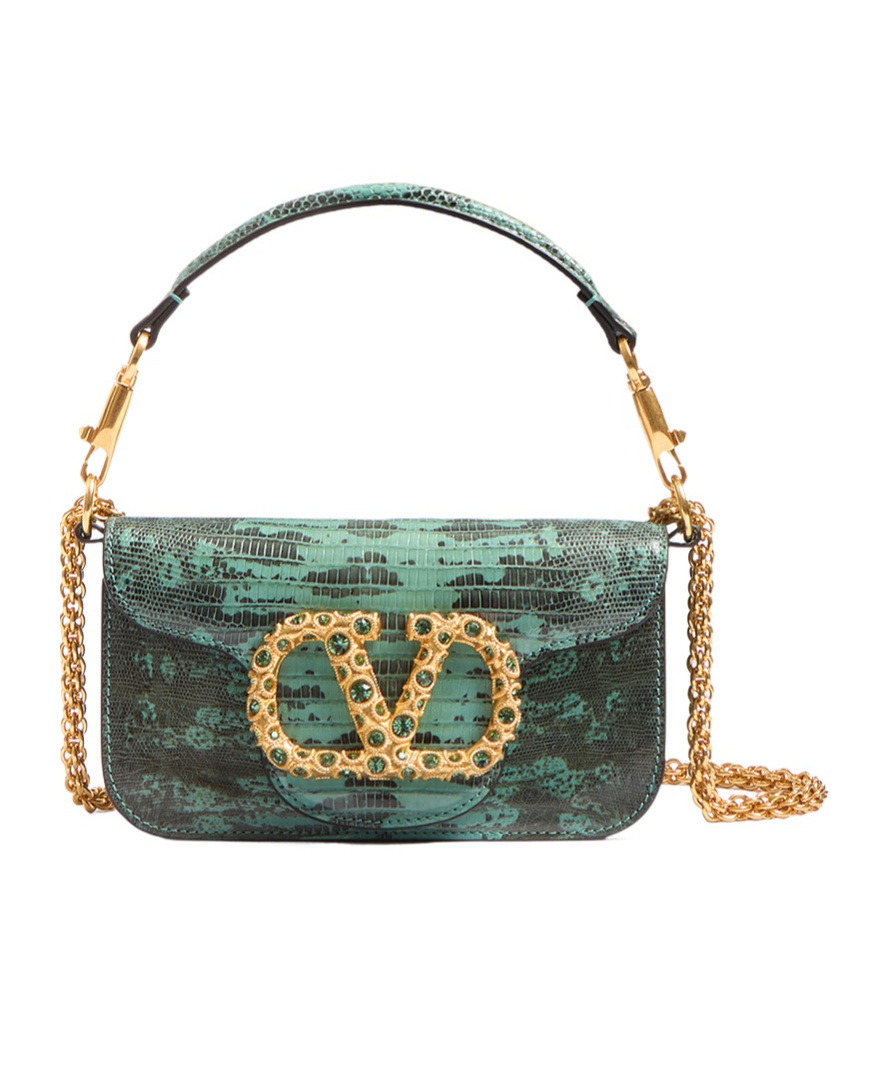 Valentino Small Logo Shoulder Bag In Multicolor