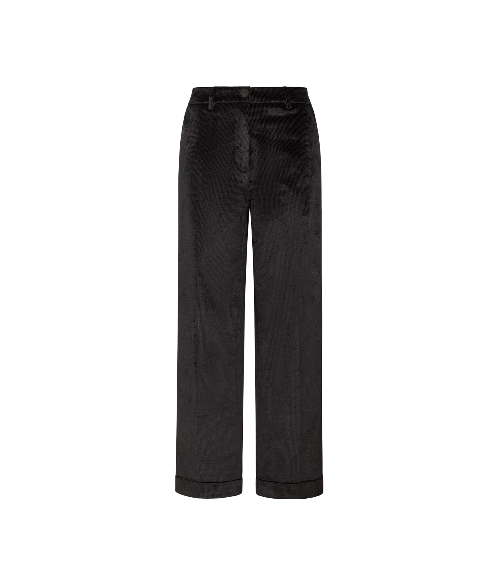 Momoní Dango Pants In Stretch Corduroy In Black