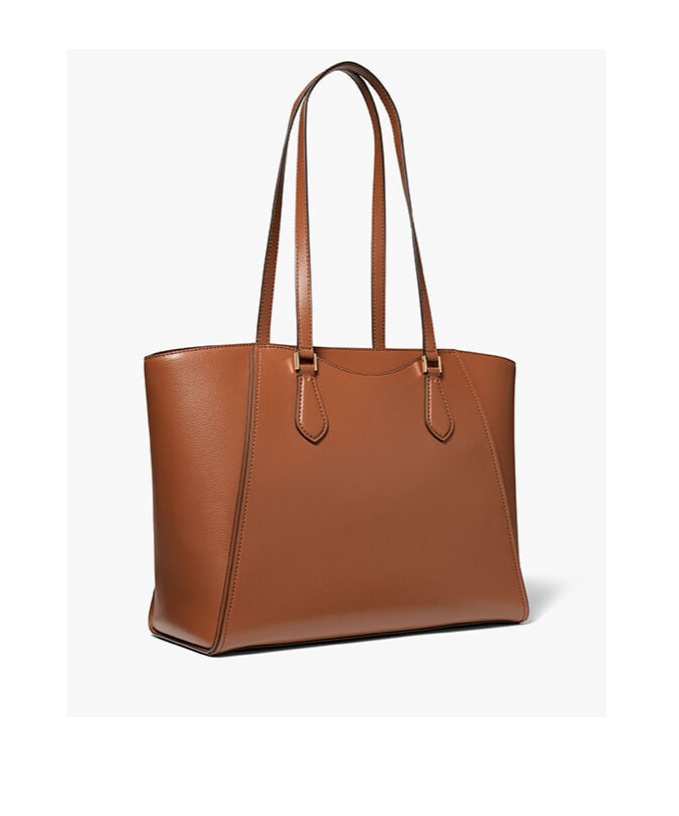 Shop Michael Michael Kors Logo-lettering Tote Bag In Brown