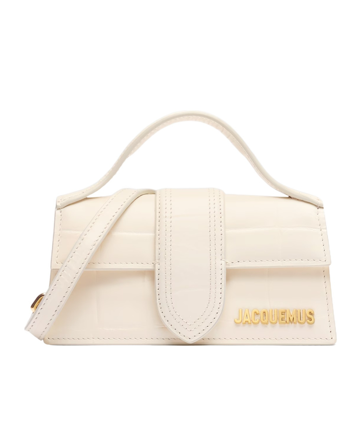 Jacquemus Le Bambino Small Flap Bag In White