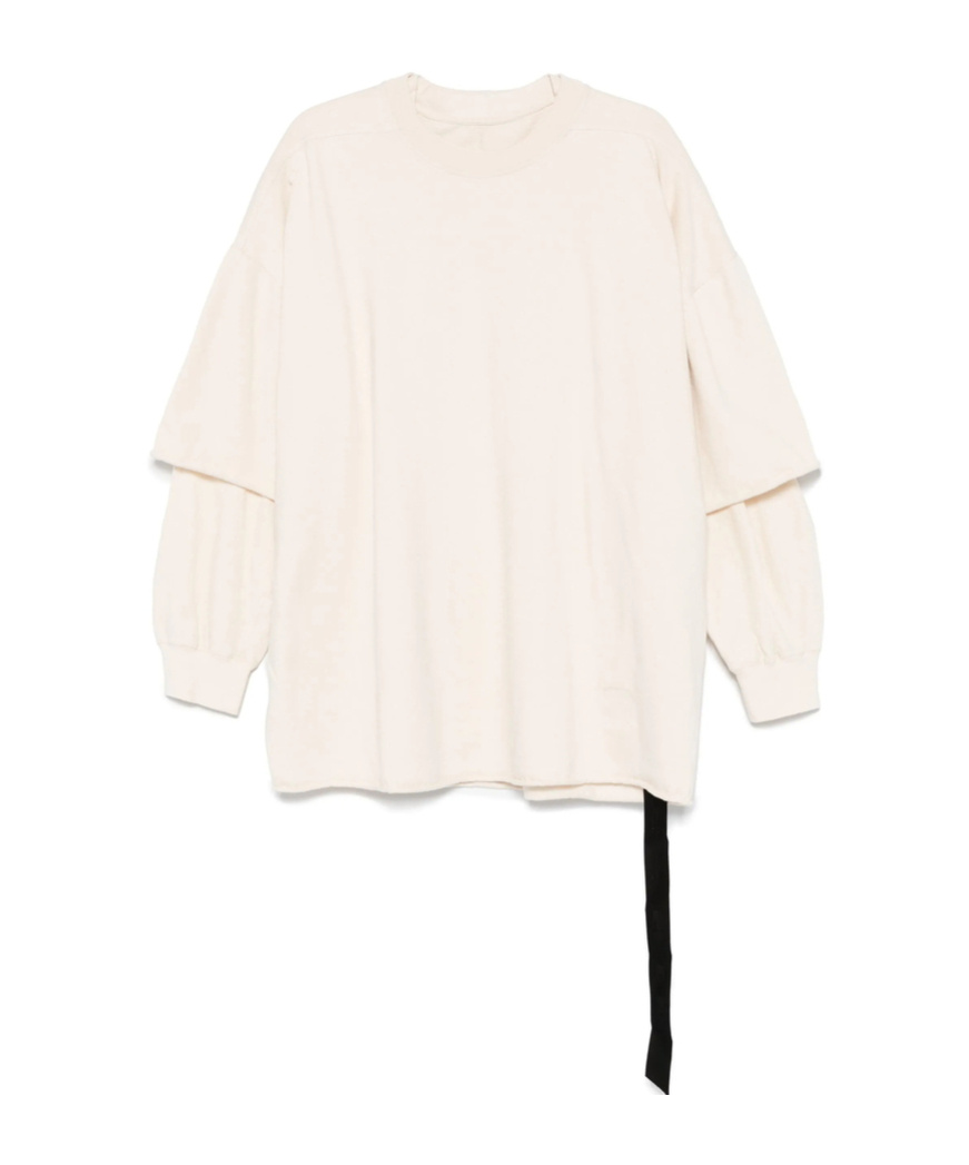 Rick Owens Drkshdw Off-white Hollywood Tommy Hustler T-shirt In White
