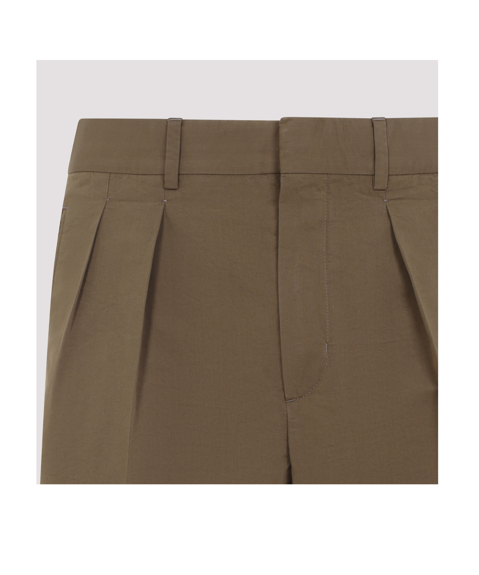 Tom Ford Tailored Shorts With Back Slit Pockets In Brown