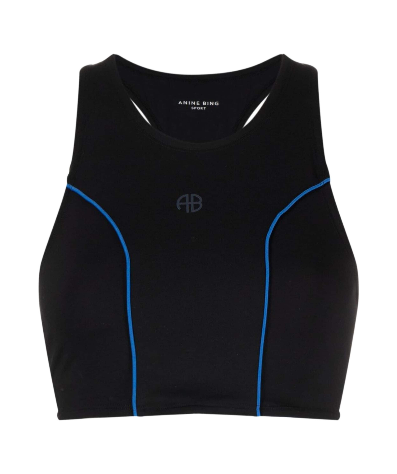 Anine Bing Bria Racer Back Top In Black
