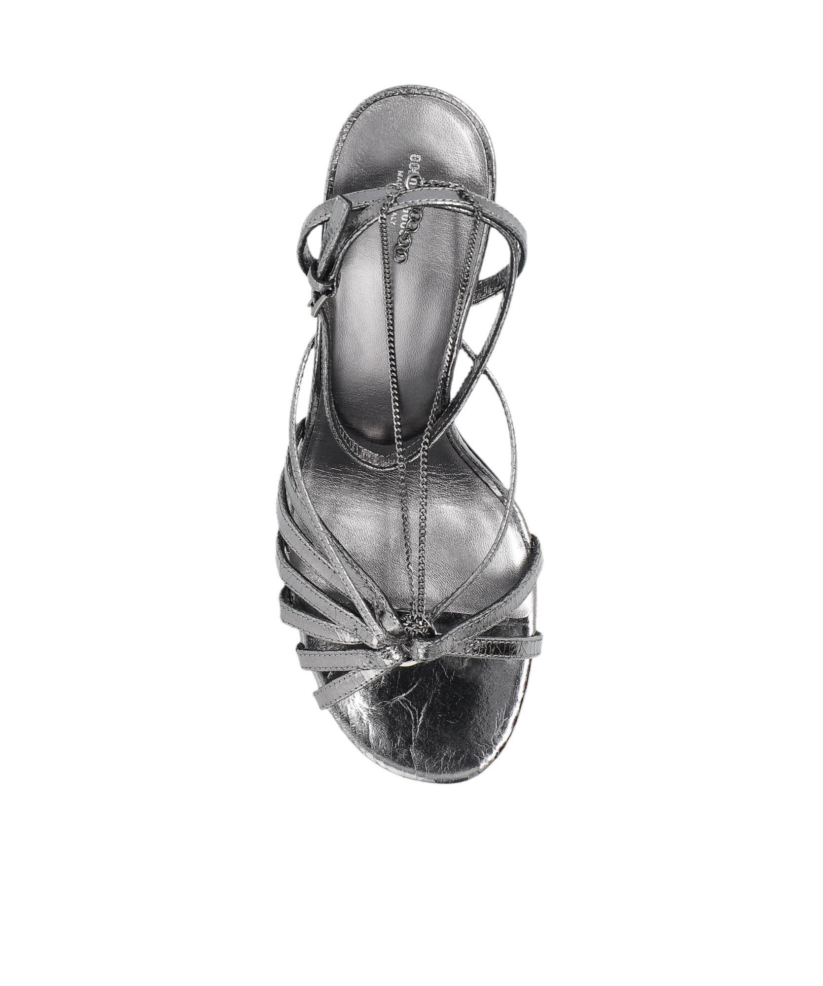 GOLDEN GOOSE 95MM LEATHER SANDALS 
