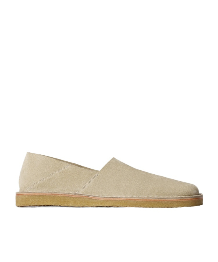 Lemaire Square Slip-on Loafers In Nude