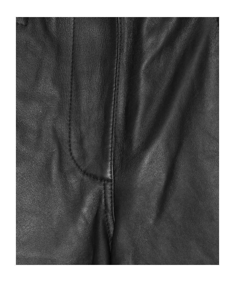 Remain Birger Christensen Sheepskin Panelled Straight-leg Trousers In Black