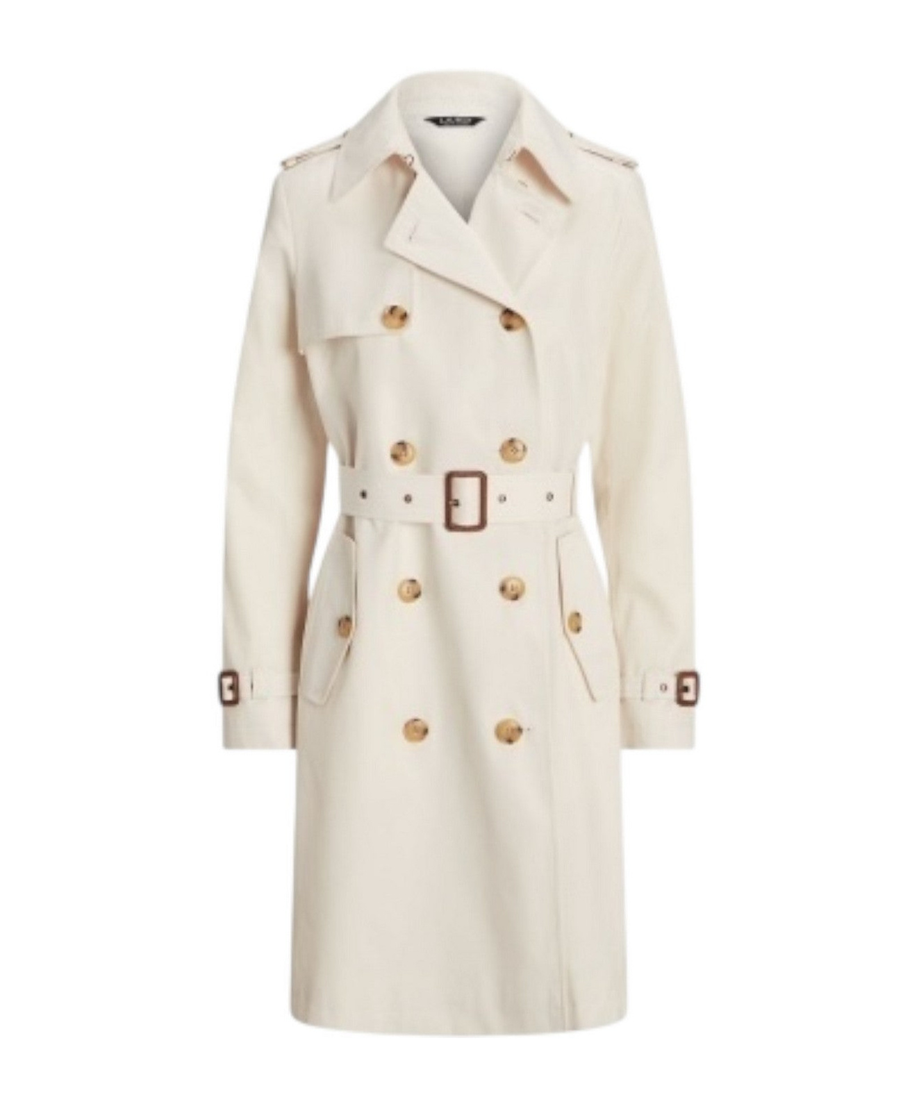 Polo Ralph Lauren Db Blt Rn38 Lined Coat In White