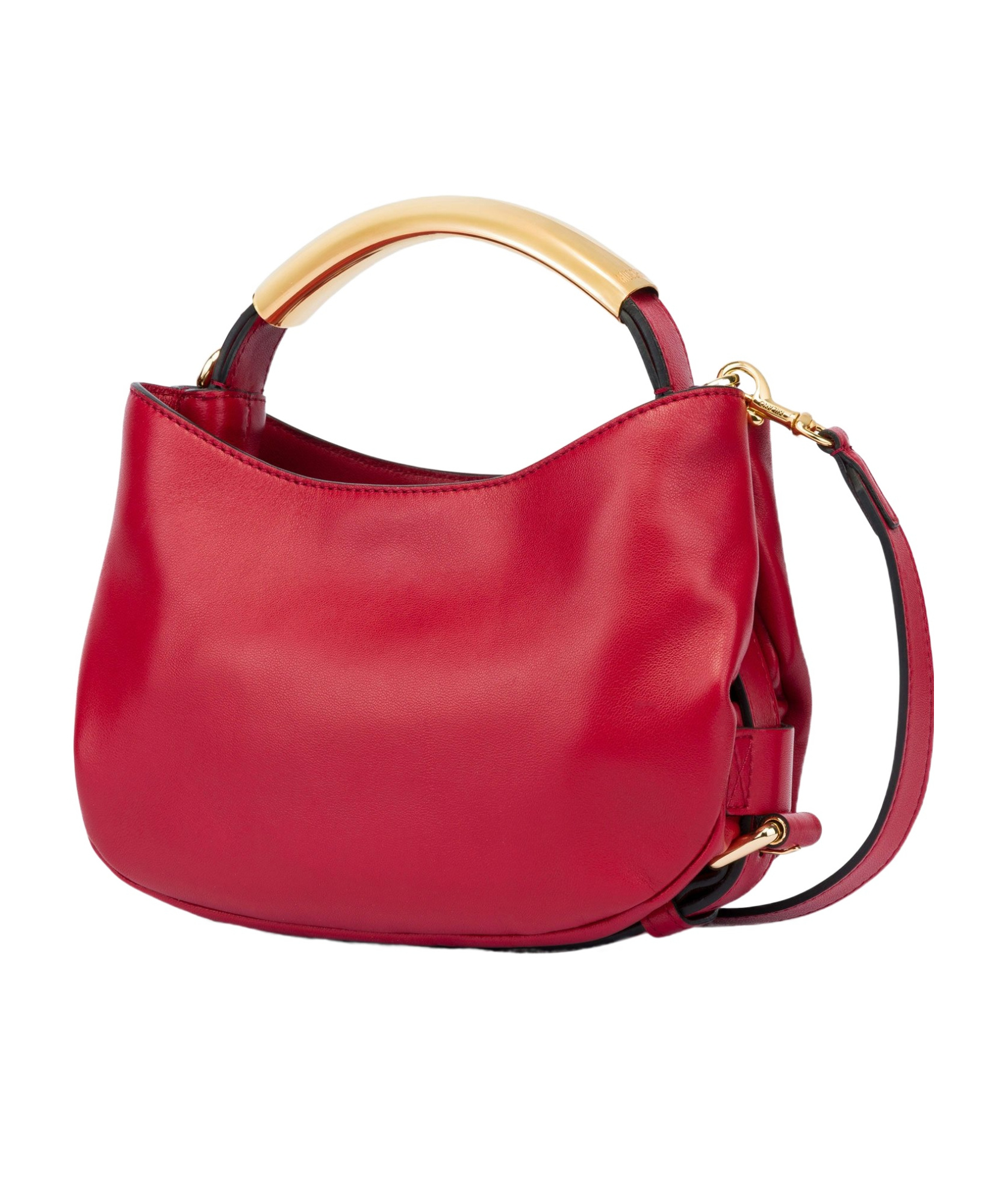 MOSCHINO MOSCHINO LOGO DETAILED TOP HANDLE BAG