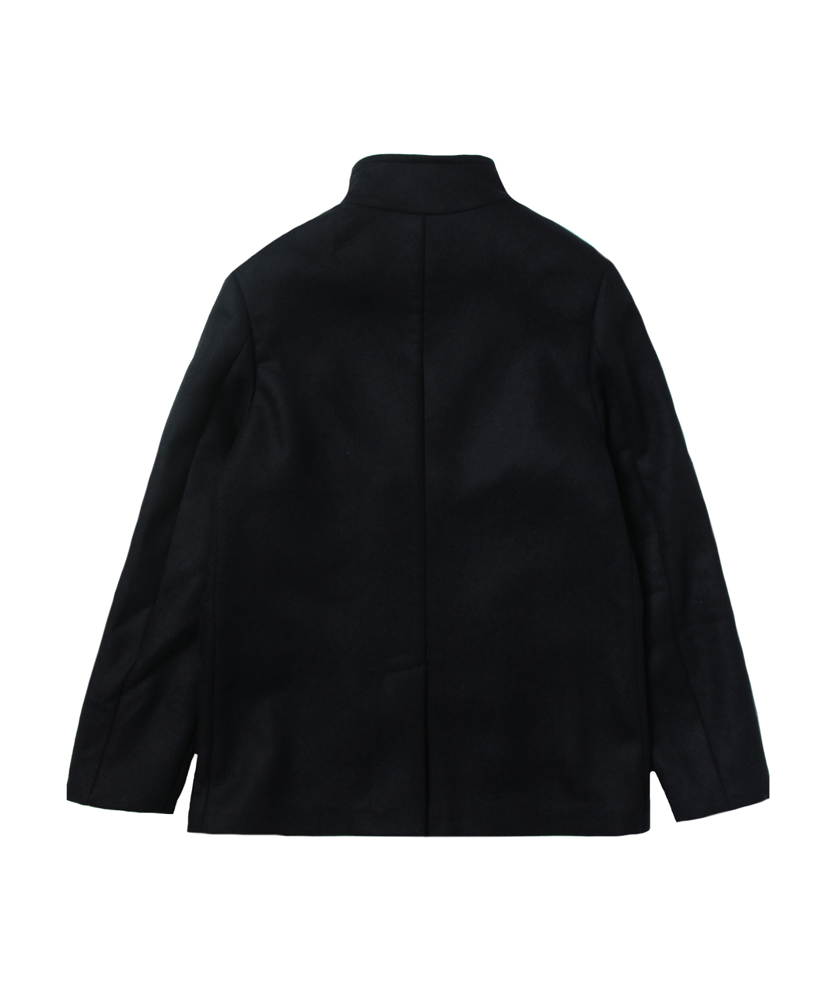 Fay Double-breasted Coat In Black