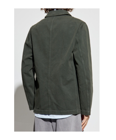 Dries Van Noten Long Sleeve Casual Jacket In Gray