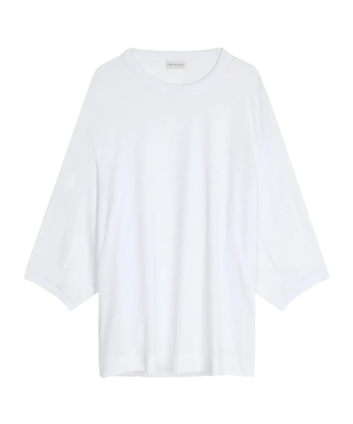 Shop Dries Van Noten Balloon-sleeve T-shirt In White