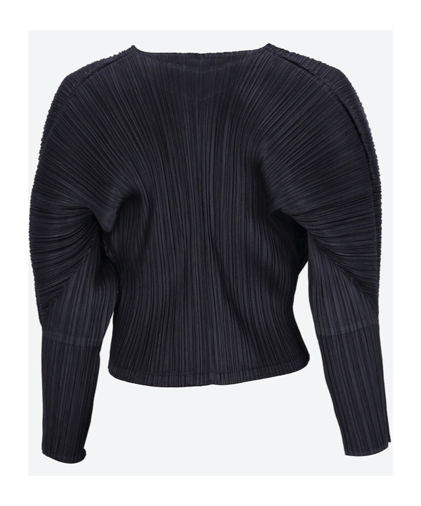 Issey Miyake Monthly Colors October Cardigan In Black