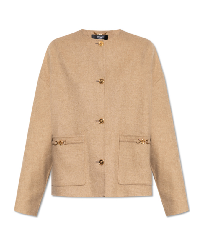 Shop Versace Medusa-embellished Jacket