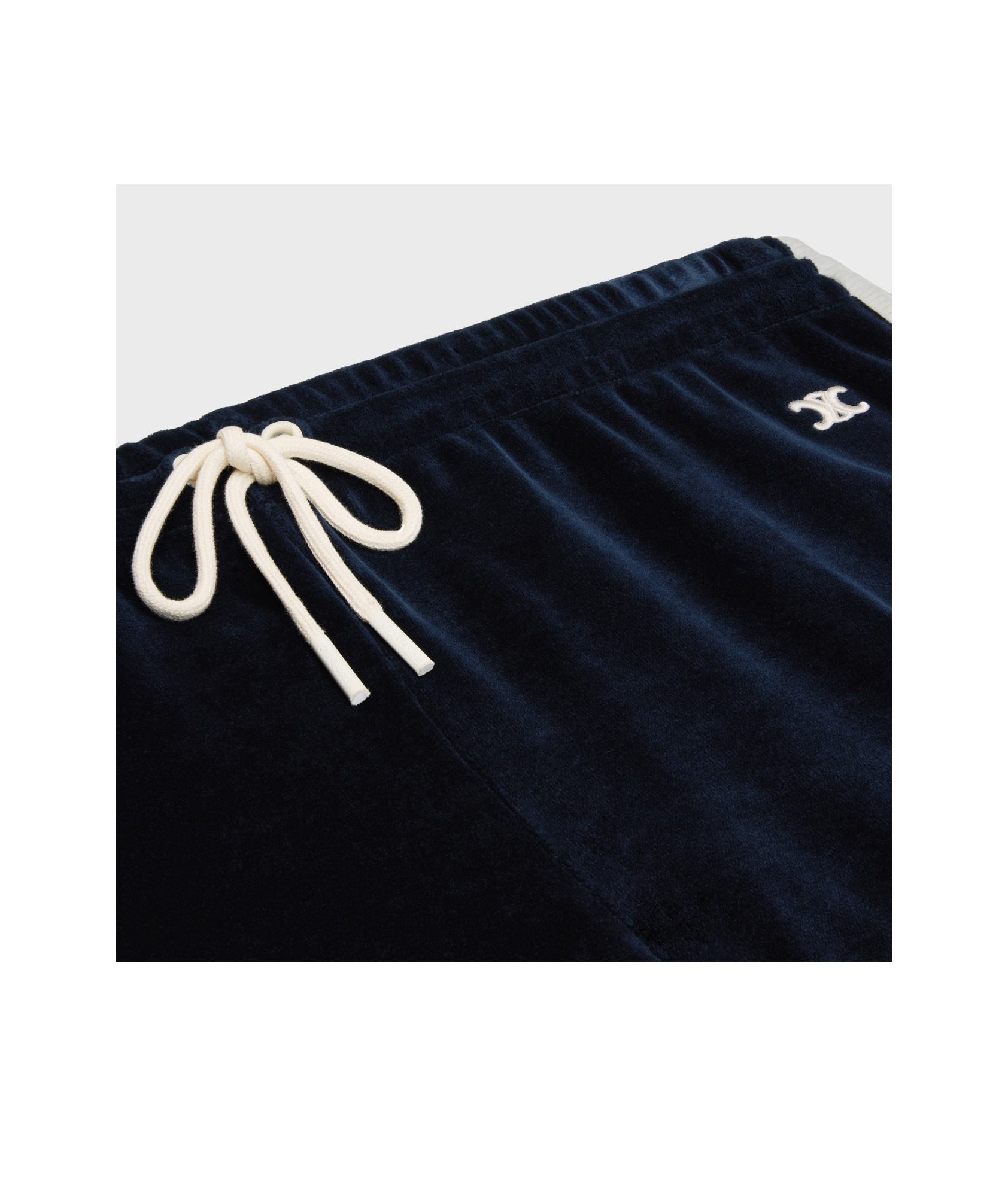 Celine Triomphe Mini Shorts In Black