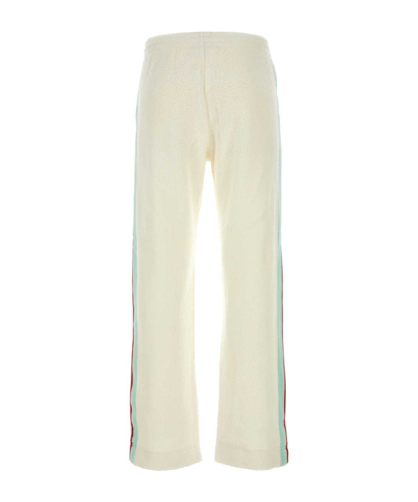 Casablanca Logo Patch Terry Joggers In White