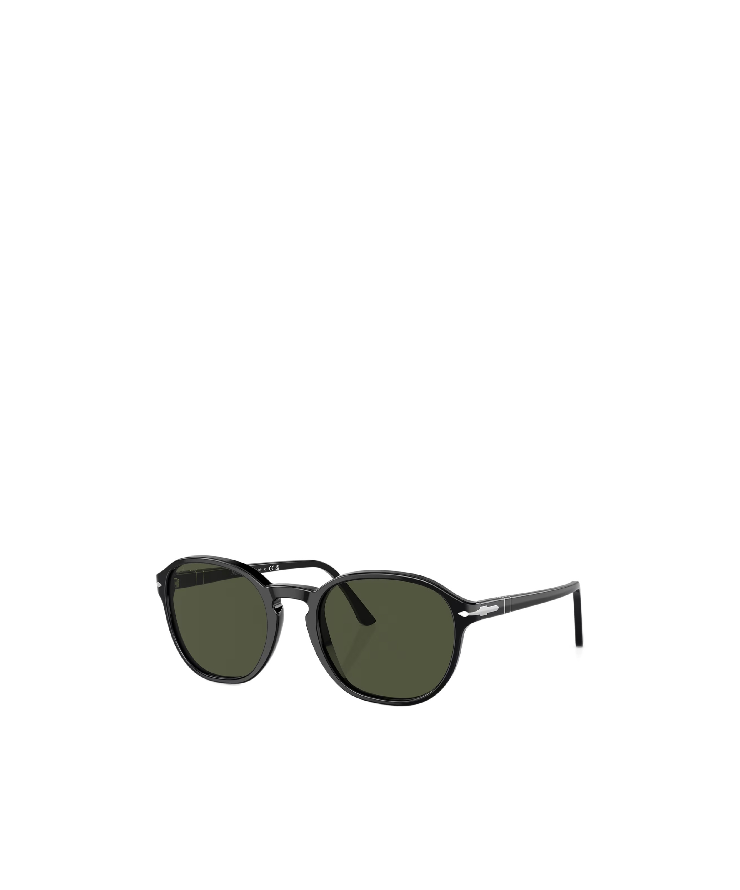 Persol Round Frame Sunglasses In Black