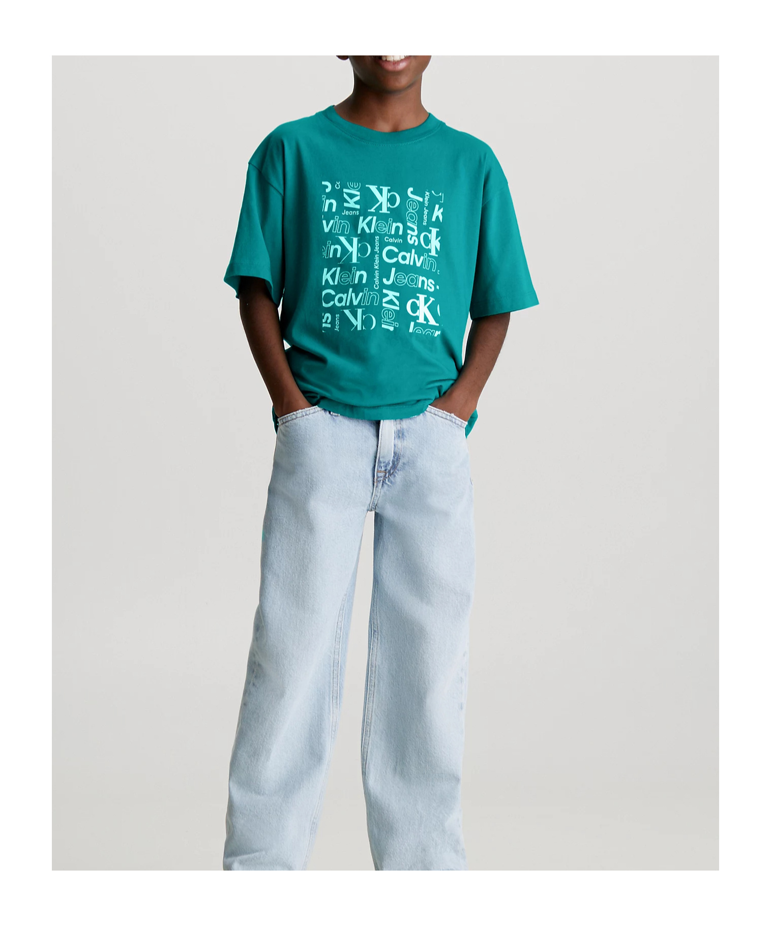 Calvin Klein Short-sleeved T-shirt In Green