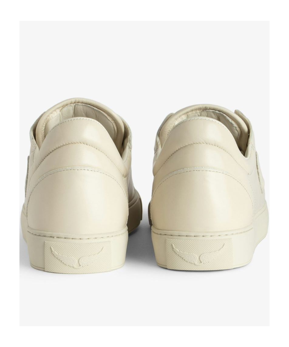 Shop Zadig & Voltaire Round-head Casual Shoes In Nude