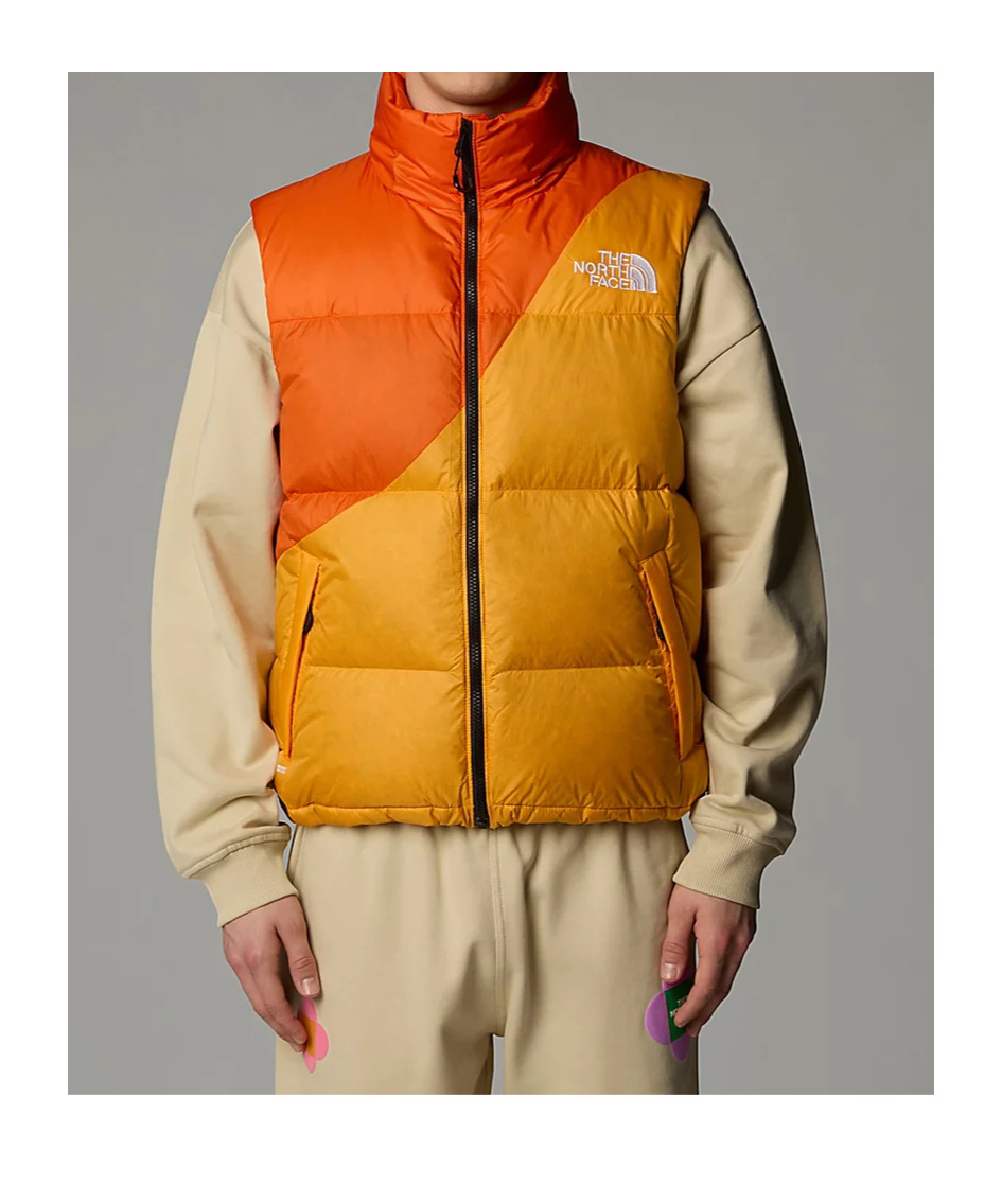 Shop The North Face X Yinka Ilori Padded Gilet In Brown