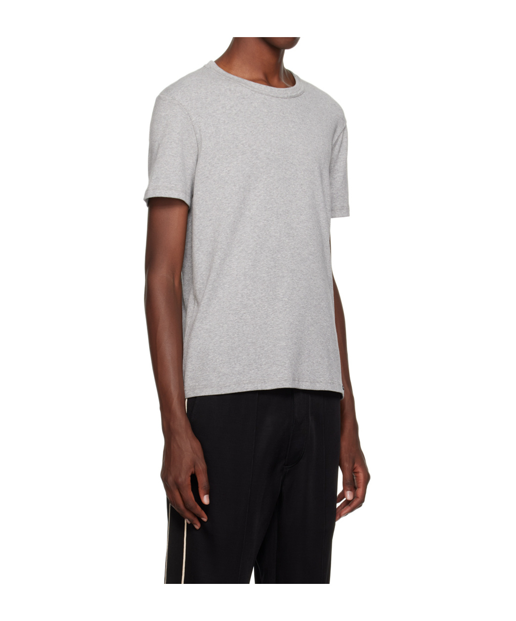 Tom Ford Item O-neck Short-sleeved T-shirt In Gray