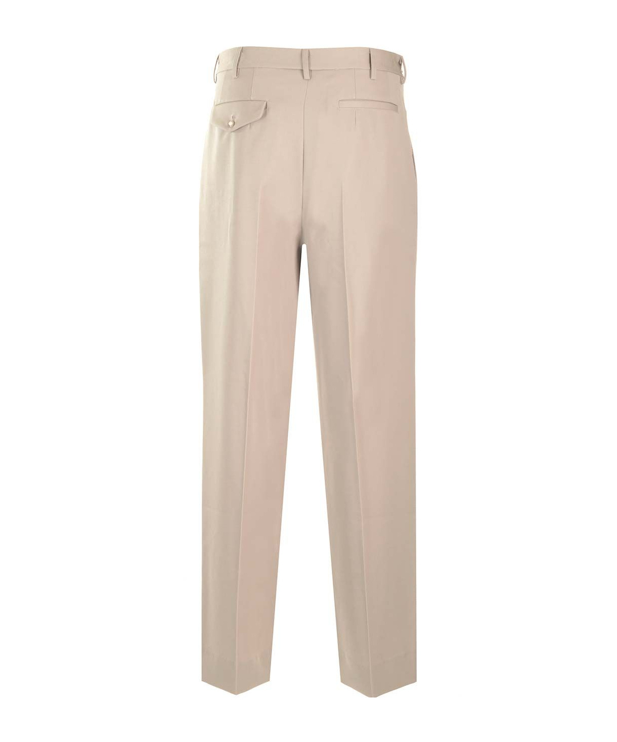 Magliano Pleat Detailed Tapered-leg Trousers In Neutral