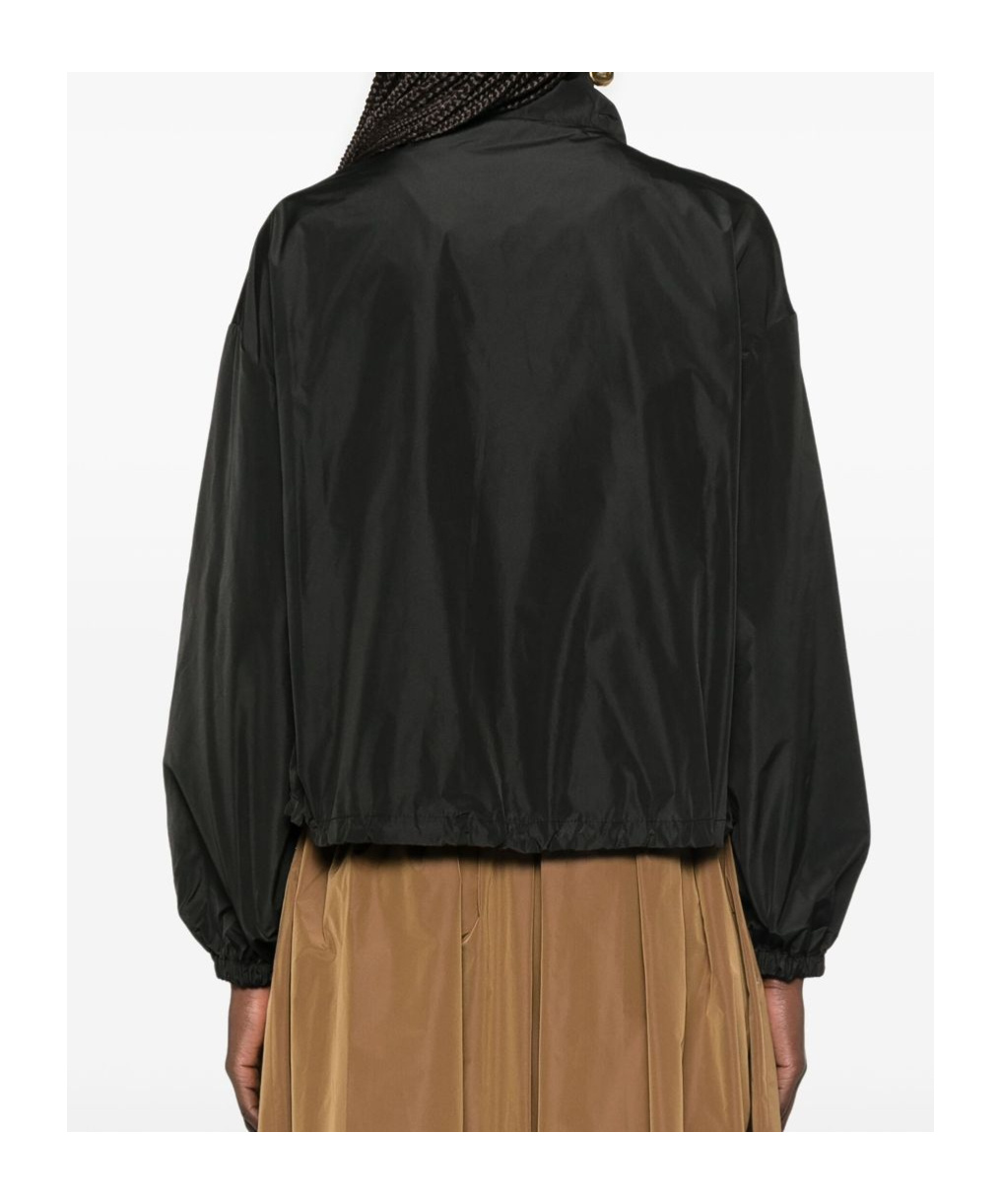 Herno Drawstring-collar Jacket In Black