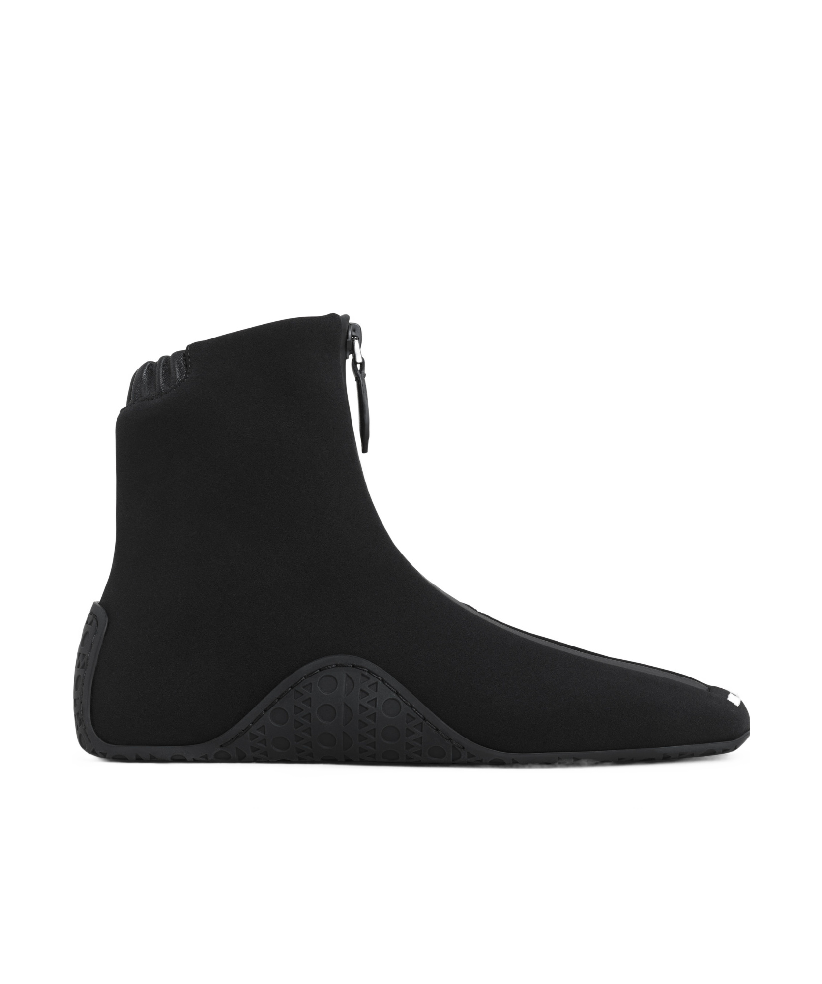 Alaïa Basket Neoprene High-top Sneakers In Black