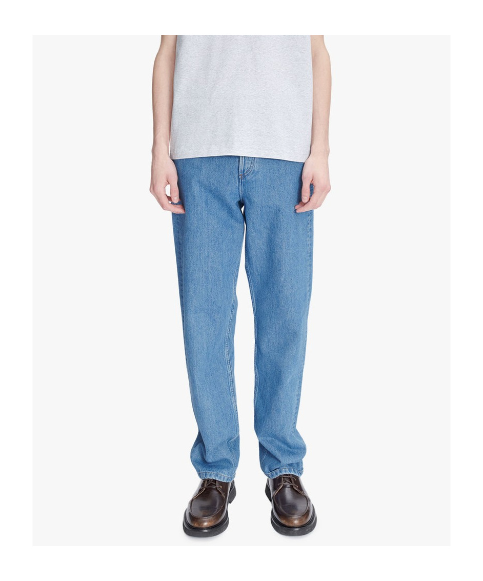 Apc Belt-loop Jeans In Blue