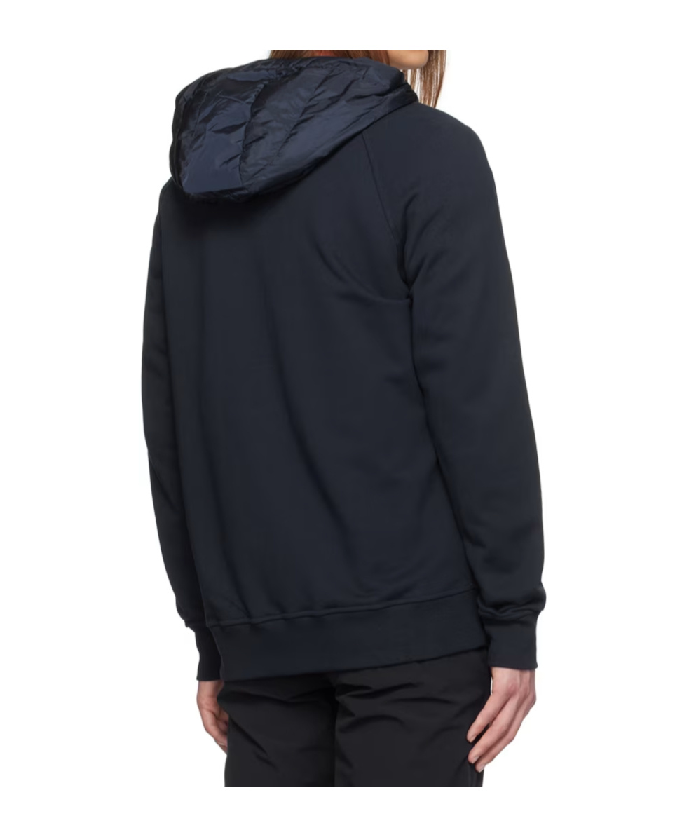 Shop Canada Goose Hybridge Huron Zipper Down Jacket In Black