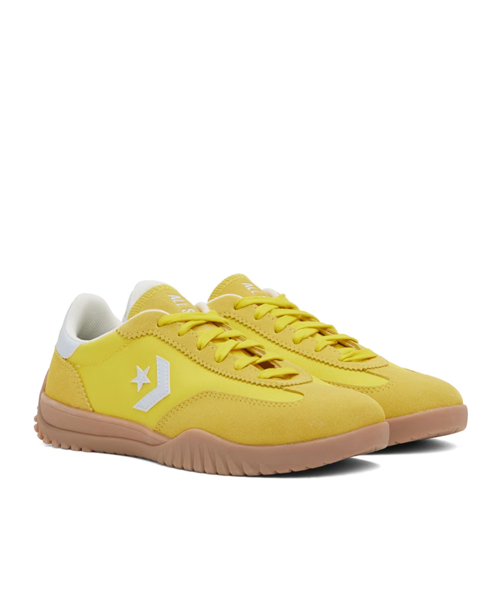 Converse Logo Lacing Sneakers In Yellow