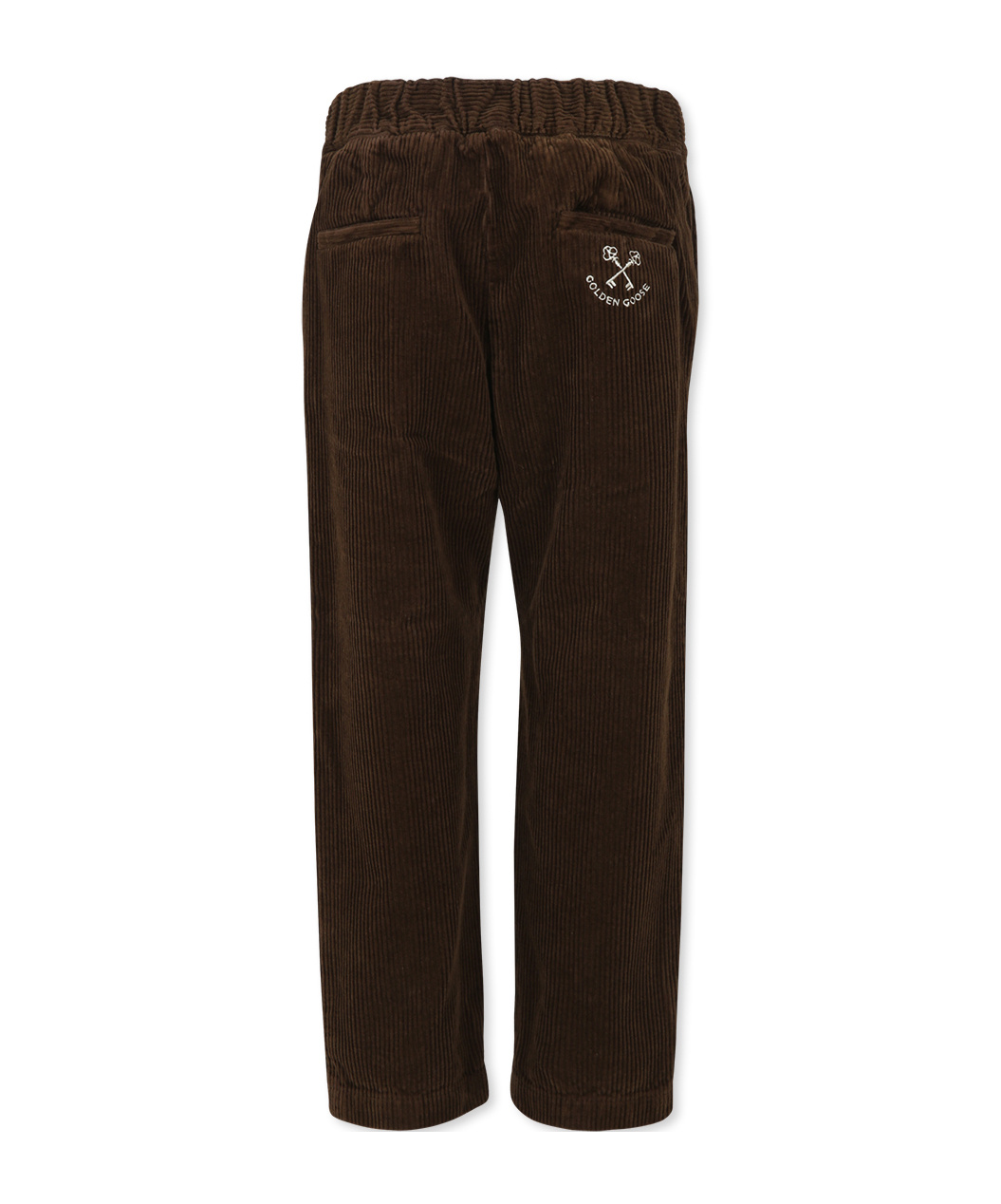 Golden Goose Elastic Waist Casual Pants In Black