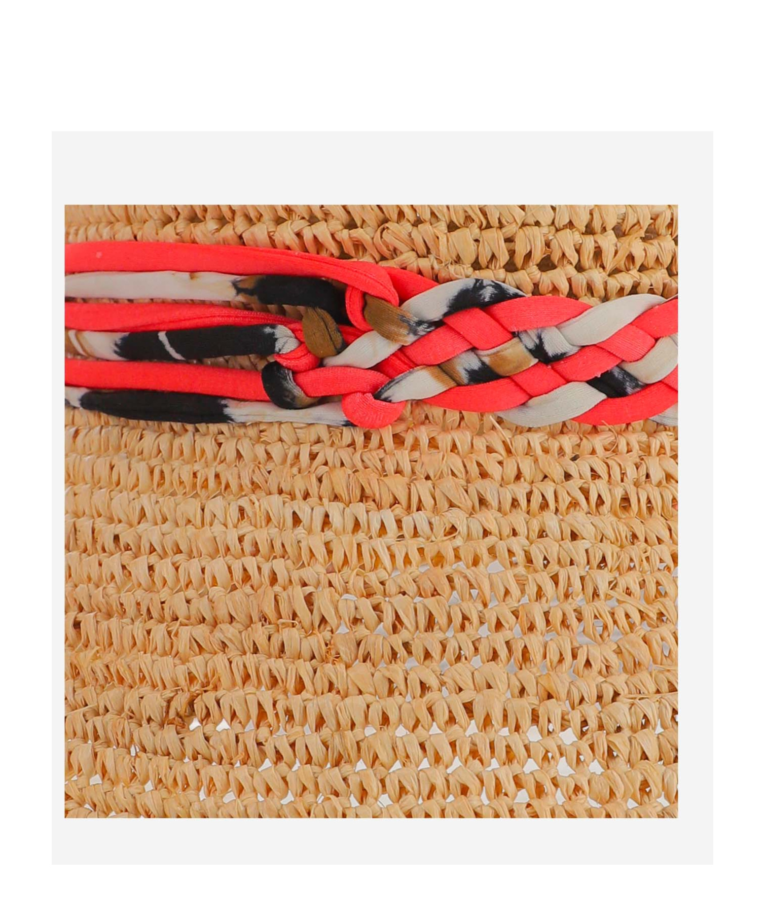 MAISON MICHEL MAISON MICHEL AXEL WOVEN BUCKET HAT