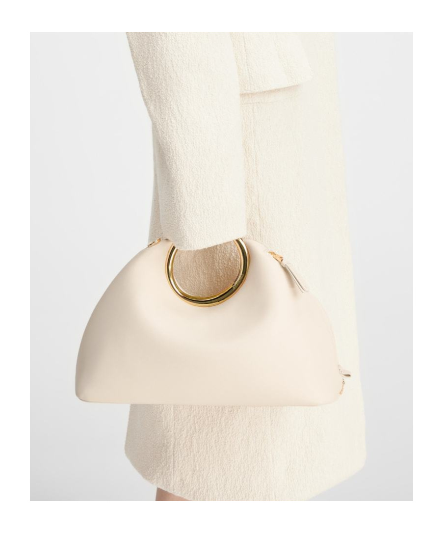 Jacquemus Le Calino Leather Top Handle Bag In Nude