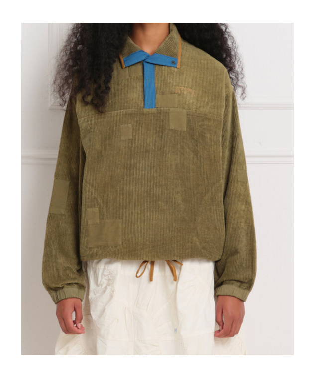 Story Mfg. Long-sleeved Sweater In Green