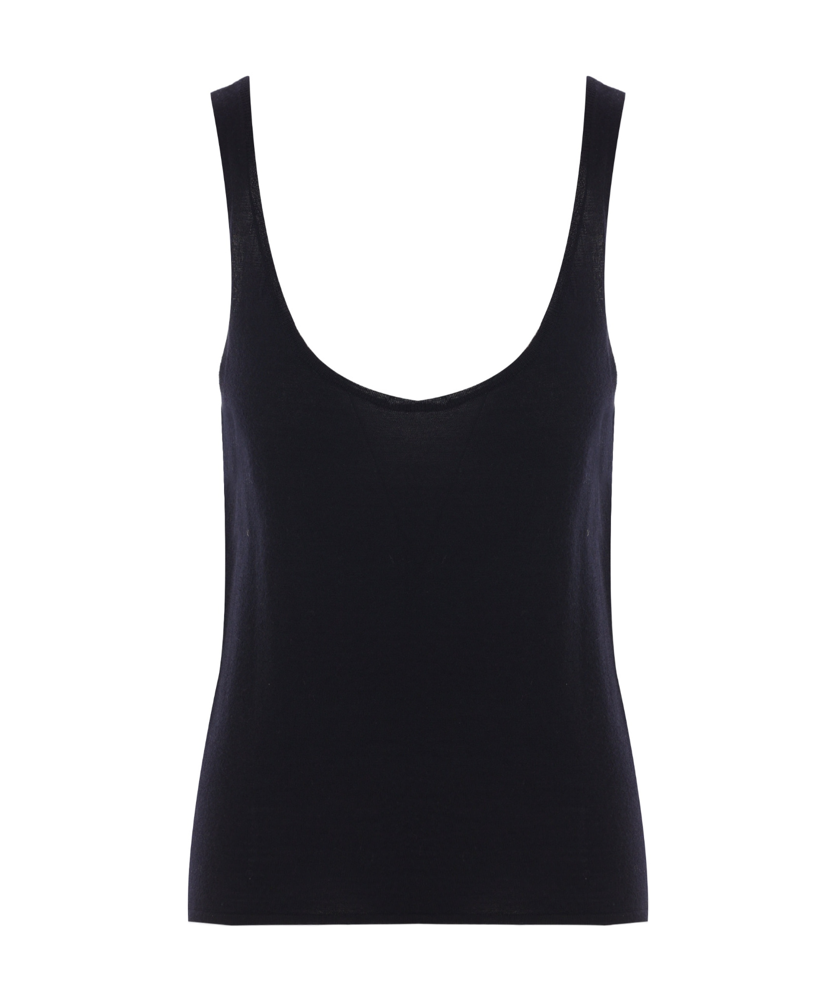 Saint Laurent Sleeveless Vest In Black