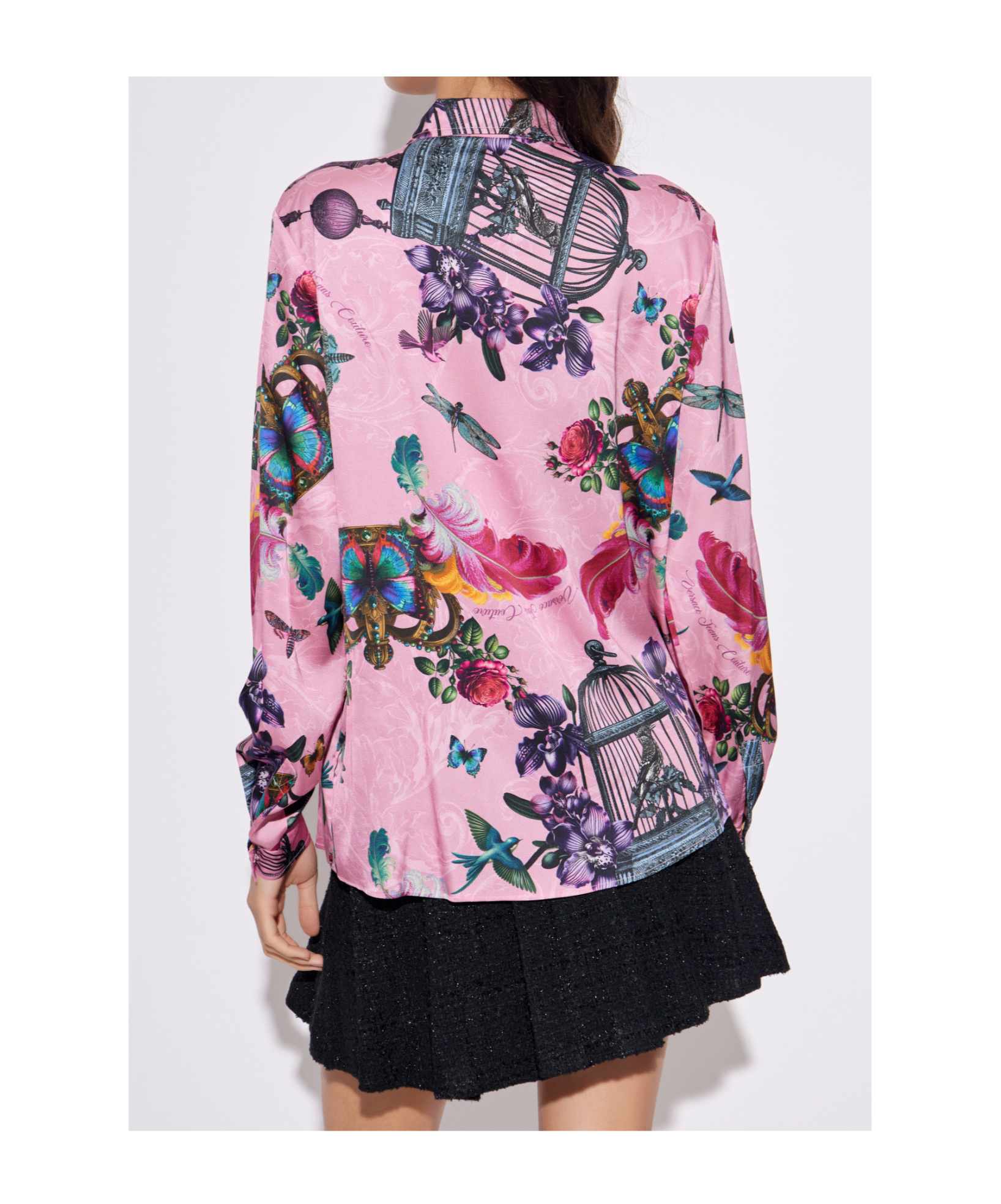 Versace Jeans Long-sleeved Shirt In Multi