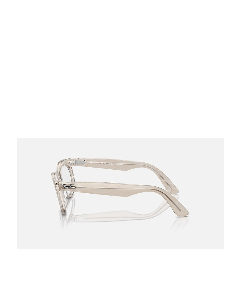Ray Ban Wayfarer Oval Speed Shift Glasses In White